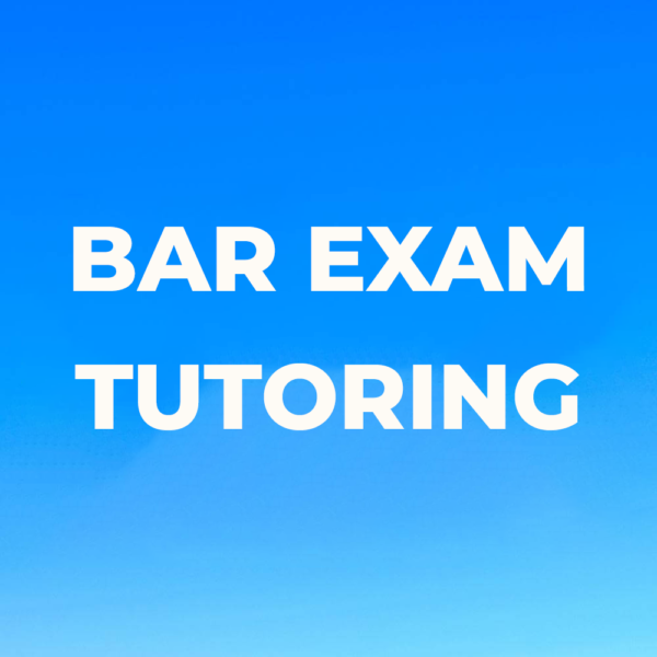 Bar Exam Tutoring